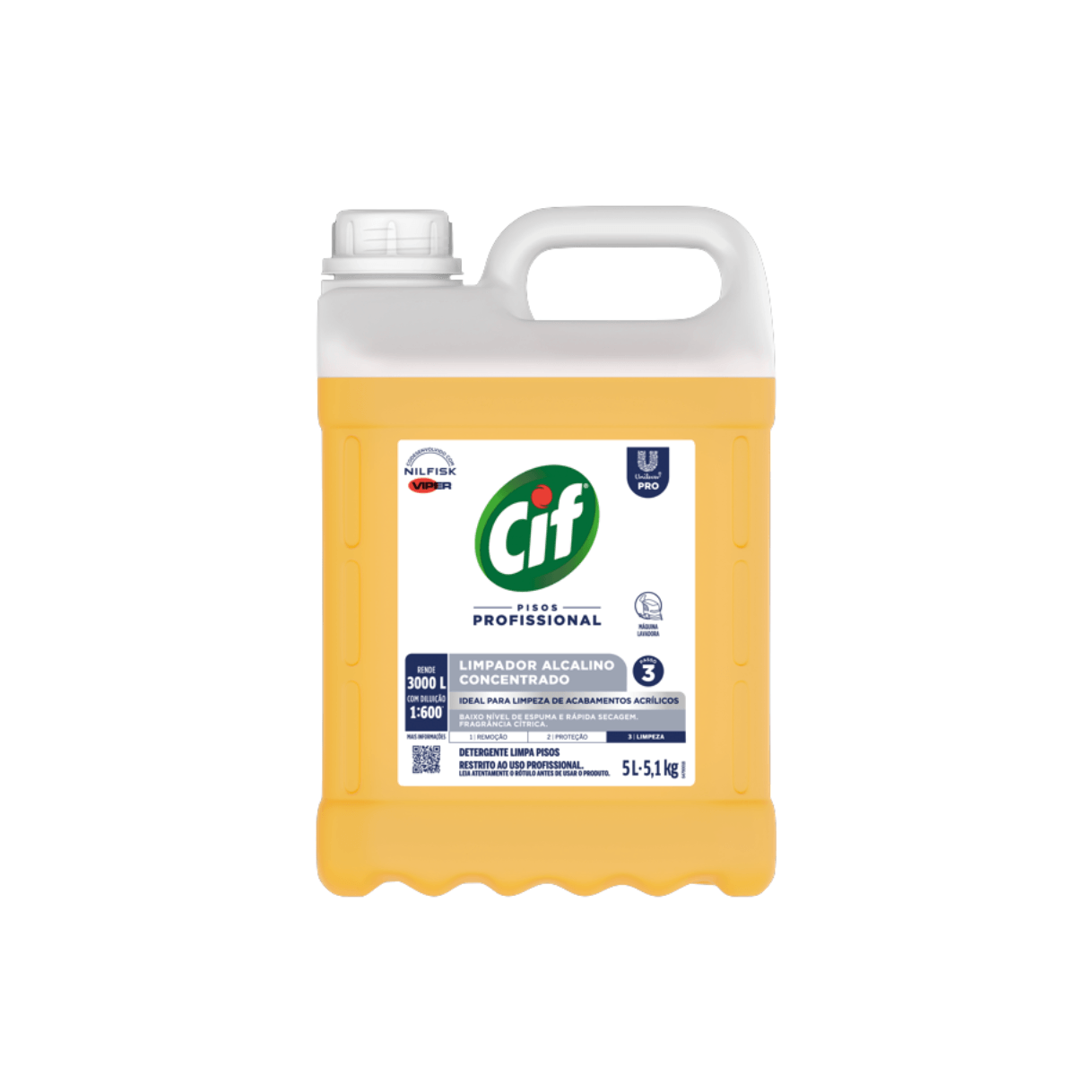 Limpa Pisos Alcalino para Máquinas Automatizadas 5L Cif